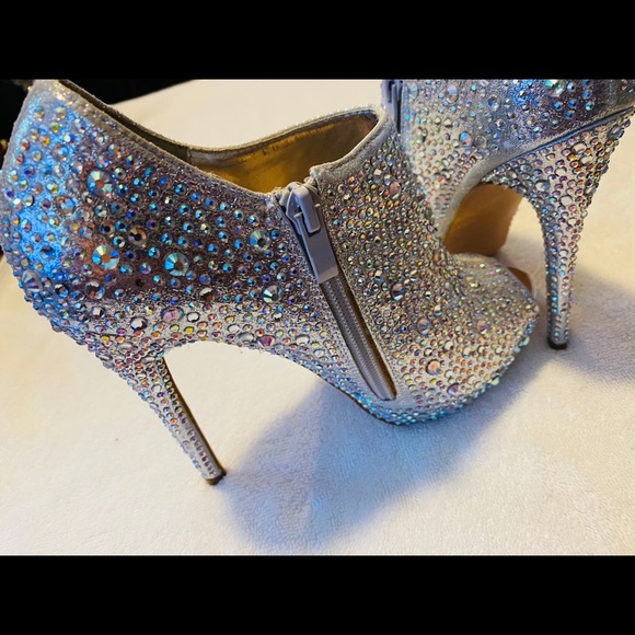 Brand New Super Glamorous Sparkling Crystal Heels - Box 65 - Picture 2 of 7